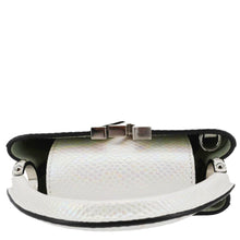 Load image into Gallery viewer, LOUIS VUITTON Capucines Mini Karung Leather Shoulder Bag White