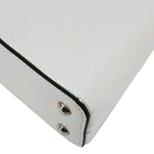 Load image into Gallery viewer, LOUIS VUITTON Capucines Mini Karung Leather Shoulder Bag White