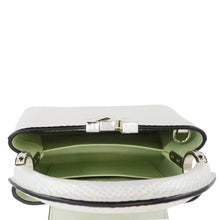 Load image into Gallery viewer, LOUIS VUITTON Capucines Mini Karung Leather Shoulder Bag White