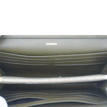 Load image into Gallery viewer, BURBERRY Check Canvas Chain Crossbody Bag Olive Green