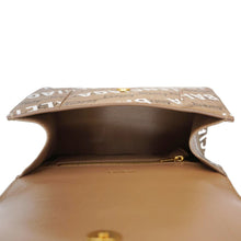 Load image into Gallery viewer, BALENCIAGA Hourglass Logo Print Canvas Top Handle Shoulder Bag Brown