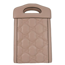 Load image into Gallery viewer, GUCCI GG Matelasse Mini Leather Top Handle Crossbody Bag Pink 723776
