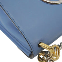 Load image into Gallery viewer, FENDI Kan I F Logo Small Leather Crossbody Bag Blue