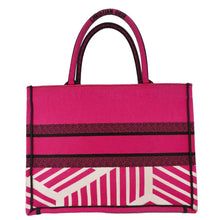 Load image into Gallery viewer, CHRISTIAN DIOR Butterfly Book Canvas Tote bag Pink