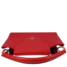 Load image into Gallery viewer, LOUIS VUITTON Capucines MM Taurillon Leather Satchel Bag Red
