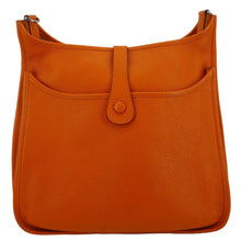 Load image into Gallery viewer, HERMES Evelyne III PM Taurillon Leather Crossbody Bag Orange Poppy