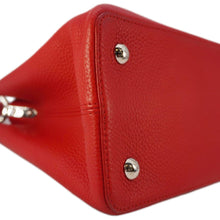 Load image into Gallery viewer, LOUIS VUITTON Capucines MM Taurillon Leather Satchel Bag Red