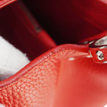 Load image into Gallery viewer, LOUIS VUITTON Capucines MM Taurillon Leather Satchel Bag Red