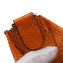 Load image into Gallery viewer, HERMES Evelyne III PM Taurillon Leather Crossbody Bag Orange Poppy