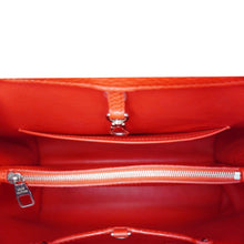 Load image into Gallery viewer, LOUIS VUITTON Capucines MM Taurillon Leather Satchel Bag Red
