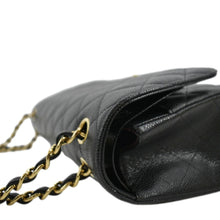 Load image into Gallery viewer, CHANEL Classic Medium Double Flap Quilted Caviar Leather Crossbody Bag Black