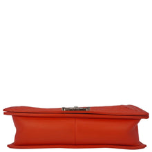 Load image into Gallery viewer, CHANEL Boy Flap Chevron Quilted Shoulder Bag Red