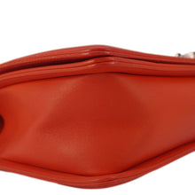 Load image into Gallery viewer, CHANEL Boy Flap Chevron Quilted Shoulder Bag Red