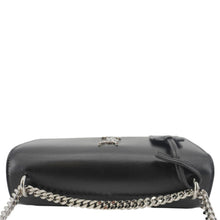 Load image into Gallery viewer, YVES SAINT LAURENT Sunset Monogram Leather Shoulder Bag Black