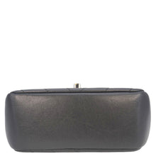 Load image into Gallery viewer, CHANEL Mini Flap Quilted Chevron Leather Crossbody Bag Black