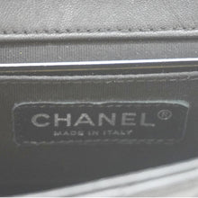 Load image into Gallery viewer, CHANEL Mini Flap Quilted Chevron Leather Crossbody Bag Black