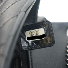 Load image into Gallery viewer, CHANEL Mini Flap Quilted Chevron Leather Crossbody Bag Black