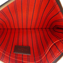 Load image into Gallery viewer, LOUIS VUITTON Wristlet Pochette Damier Ebene Pouch Brown