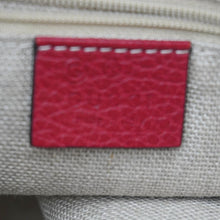 Load image into Gallery viewer, GUCCI Bree GG Canvas Hobo Bag Red 449243