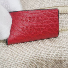 Load image into Gallery viewer, GUCCI Bree GG Canvas Hobo Bag Red 449243