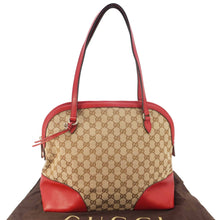 Load image into Gallery viewer, GUCCI Bree GG Canvas Hobo Bag Red 449243