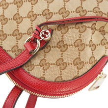Load image into Gallery viewer, GUCCI Bree GG Canvas Hobo Bag Red 449243