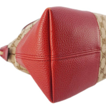 Load image into Gallery viewer, GUCCI Bree GG Canvas Hobo Bag Red 449243