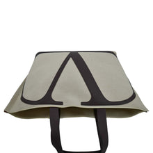 Load image into Gallery viewer, VALENTINO Garavani Strandtasche Mit Vlogo In Canvas Shopping Tote Bag Chocolate