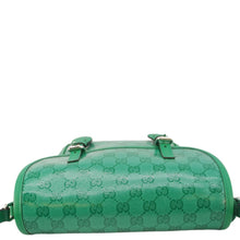 Load image into Gallery viewer, GUCCI Kids GG Supreme Canvas Shoulder Bag Green 664145