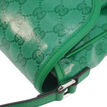 Load image into Gallery viewer, GUCCI Kids GG Supreme Canvas Shoulder Bag Green 664145