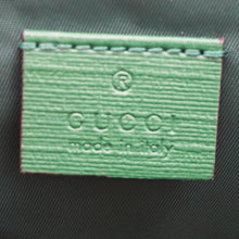 Load image into Gallery viewer, GUCCI Kids GG Supreme Canvas Shoulder Bag Green 664145