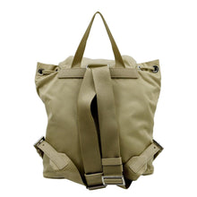 Load image into Gallery viewer, PRADA Double Front Pocket Re-Nylon Backpack Bag Beige