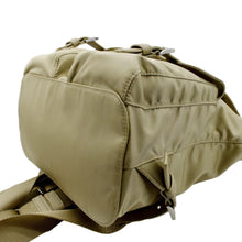 Load image into Gallery viewer, PRADA Double Front Pocket Re-Nylon Backpack Bag Beige