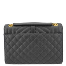 Load image into Gallery viewer, YVES SAINT LAURENT Envelope Medium Grain De Poudre Leather Shoulder Bag Black