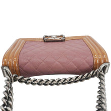 Load image into Gallery viewer, CHANEL Duo Boy Flap Small Goatskin Leather Crossbody Bag Pink