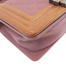 Load image into Gallery viewer, CHANEL Duo Boy Flap Small Goatskin Leather Crossbody Bag Pink