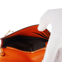 Load image into Gallery viewer, GUCCI Betty Medium Marmont Leather Wallet On Chain Orange 466506