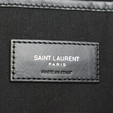 Load image into Gallery viewer, YVES SAINT LAURENT Denim Backpack Bag Gray