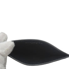 Load image into Gallery viewer, YVES SAINT LAURENT Cassandre Monogram Grain De Poudre Leather Card Holder Black