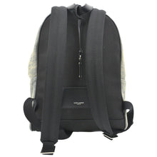 Load image into Gallery viewer, YVES SAINT LAURENT Denim Backpack Bag Gray
