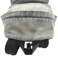 Load image into Gallery viewer, YVES SAINT LAURENT Denim Backpack Bag Gray