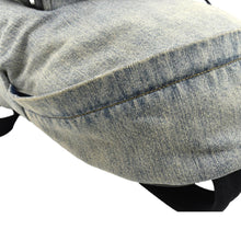 Load image into Gallery viewer, YVES SAINT LAURENT Denim Backpack Bag Gray