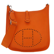 Load image into Gallery viewer, HERMES Evelyne III 29 Taurillon Leather Crossbody Bag Orange