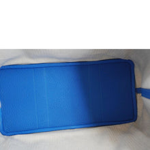 Load image into Gallery viewer, HERMES Garden Party 36 Negonda Leather Tote Bag Blue