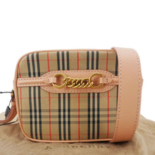Load image into Gallery viewer, BURBERRY 1983 Knight Link Check Canvas Bumbag Beige