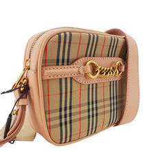Load image into Gallery viewer, BURBERRY 1983 Knight Link Check Canvas Bumbag Beige