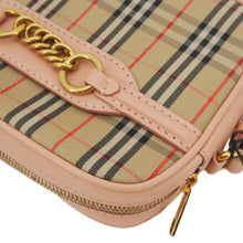 Load image into Gallery viewer, BURBERRY 1983 Knight Link Check Canvas Bumbag Beige