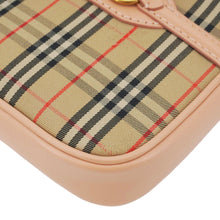 Load image into Gallery viewer, BURBERRY 1983 Knight Link Check Canvas Bumbag Beige