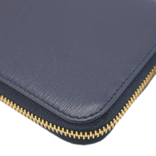 Load image into Gallery viewer, PRADA Zip Around Leather Wallet Blue