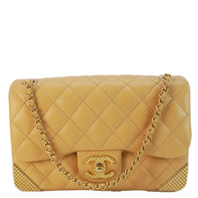 Load image into Gallery viewer, CHANEL Rock The Corner Flap Quilted Leather Shoulder Bag Beige